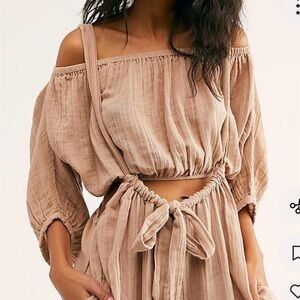 Free People NWT Ready to Escape Crop Top Small